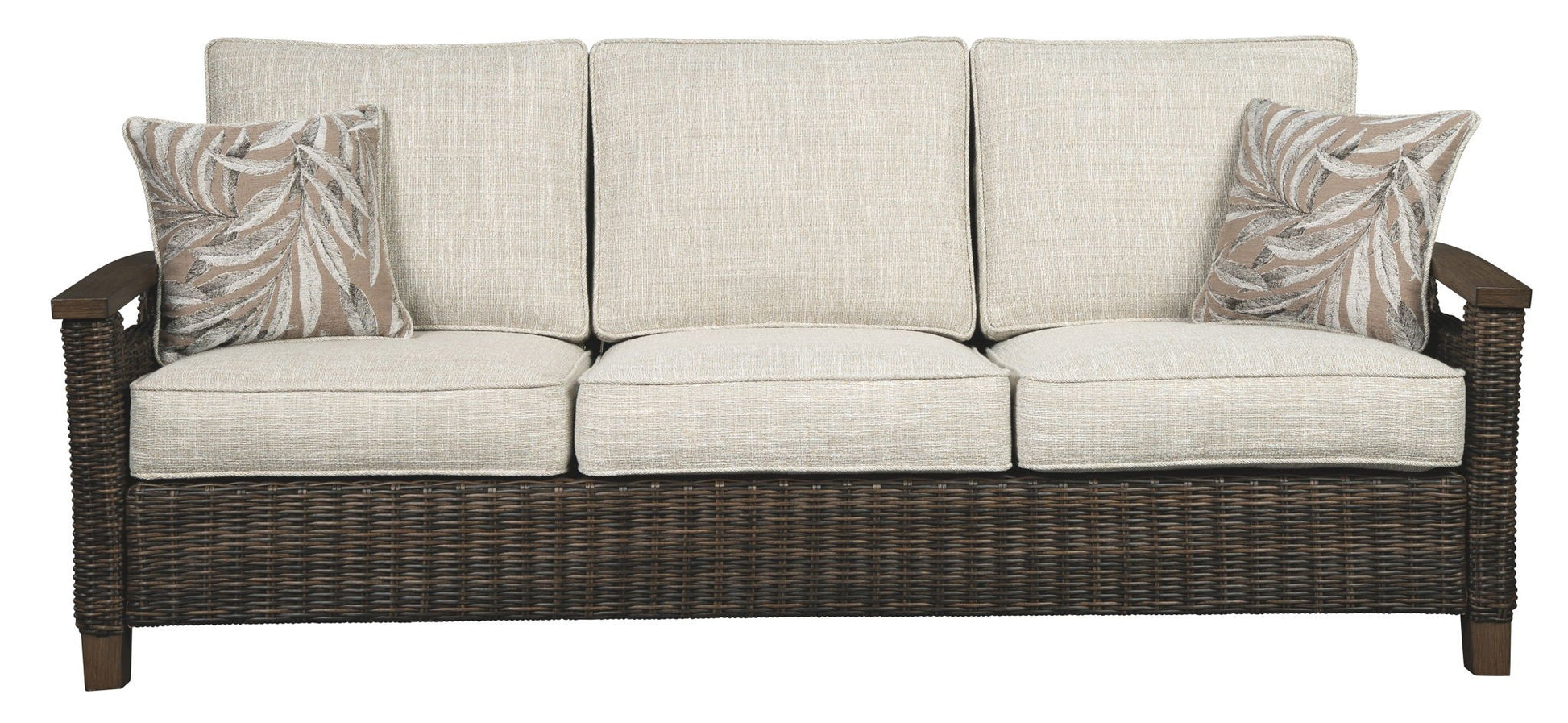 Paradise Trail - Medium Brown - Sofa with Cushion - Hornell Furniture Outlet