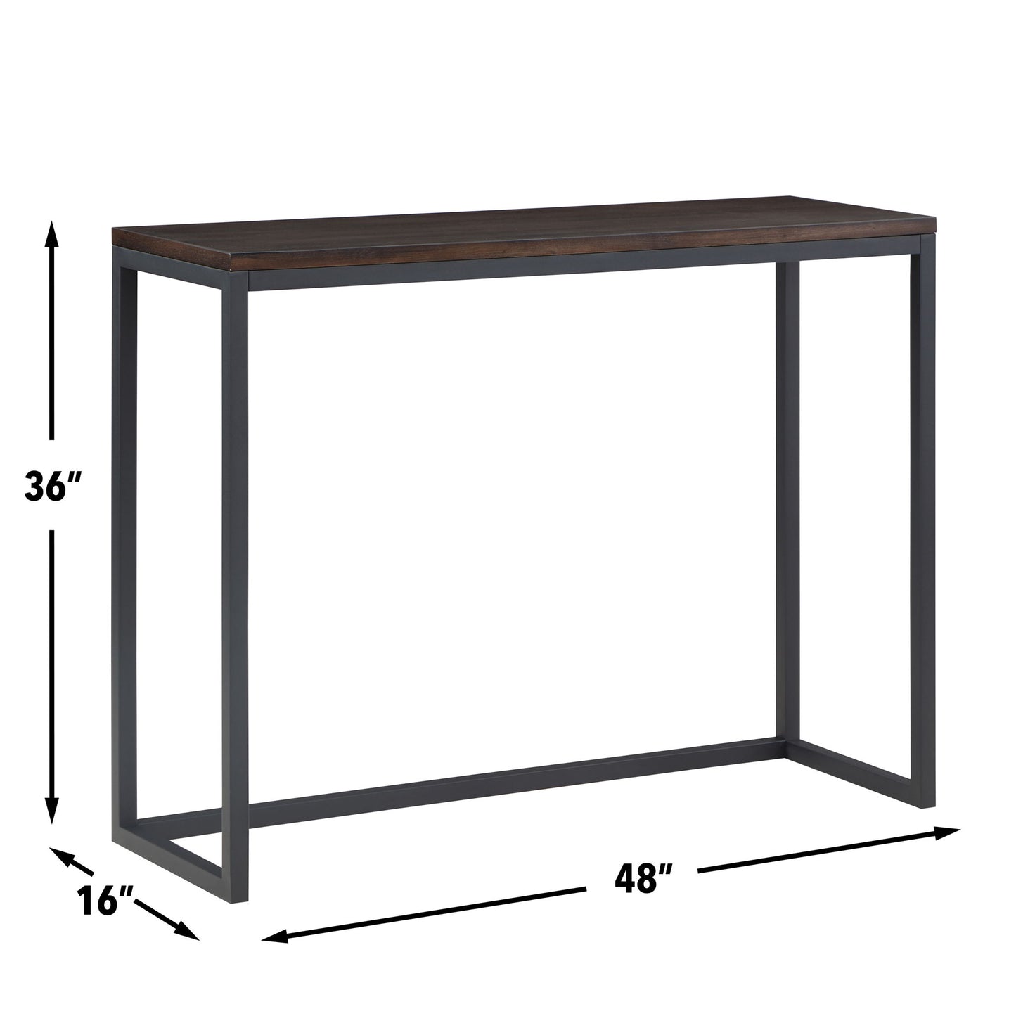 Yukon - 3 Piece Counter Bar Set - Dark Brown - Hornell Furniture Outlet