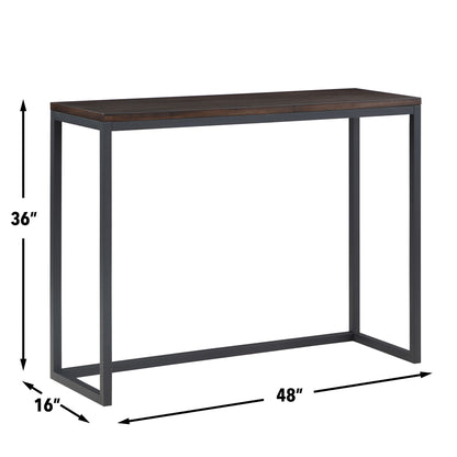 Yukon - 3 Piece Counter Bar Set - Dark Brown - Hornell Furniture Outlet