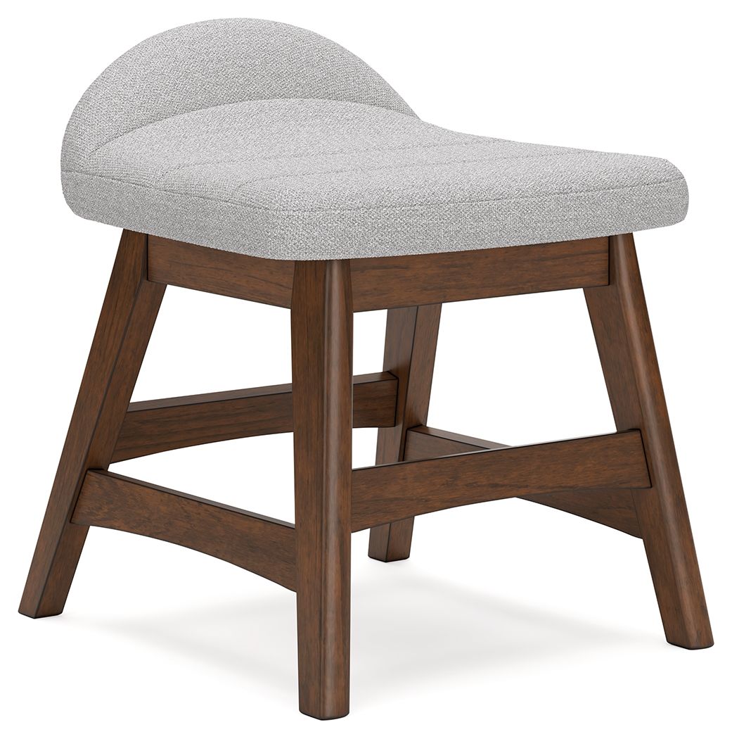 Lyncott - Light Gray / Brown - Home Office Desk Chair - Hornell Furniture Outlet
