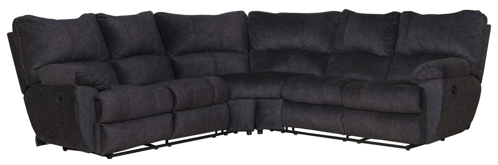 Shane - 2 Piece Reclining Sectional - Hornell Furniture Outlet