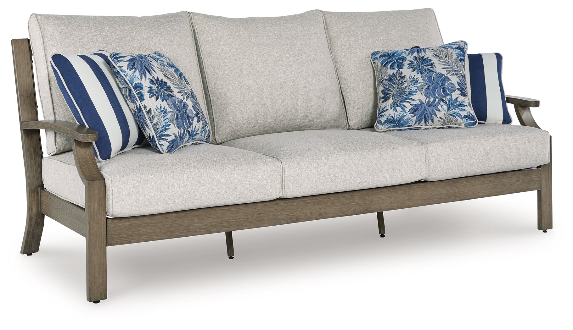 Rainier Ranch - Brown / Beige - Sofa With Cushion - Hornell Furniture Outlet