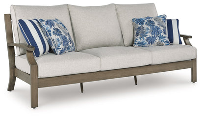 Rainier Ranch - Brown / Beige - Sofa With Cushion - Hornell Furniture Outlet