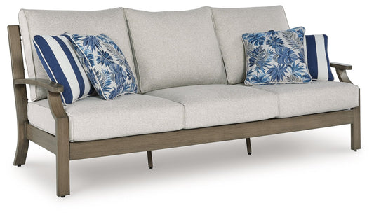 Rainier Ranch - Brown / Beige - Sofa With Cushion - Hornell Furniture Outlet