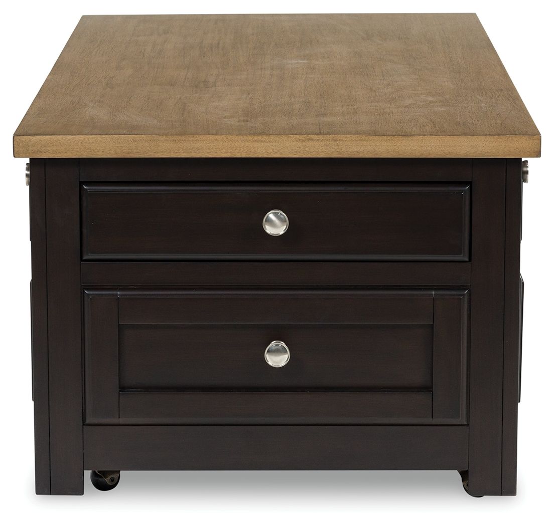 Drazmine - Brown - Lift Top Cocktail Table - Hornell Furniture Outlet