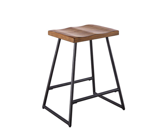 Landon - Counter Stool (Set of 2) - Light Brown - Hornell Furniture Outlet