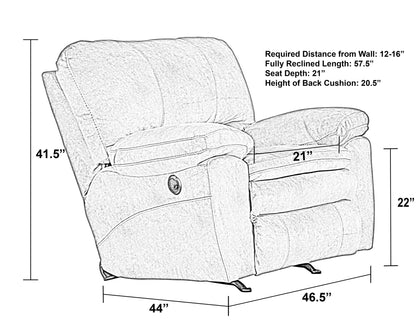 Reyes - Rocker Recliner - Hornell Furniture Outlet