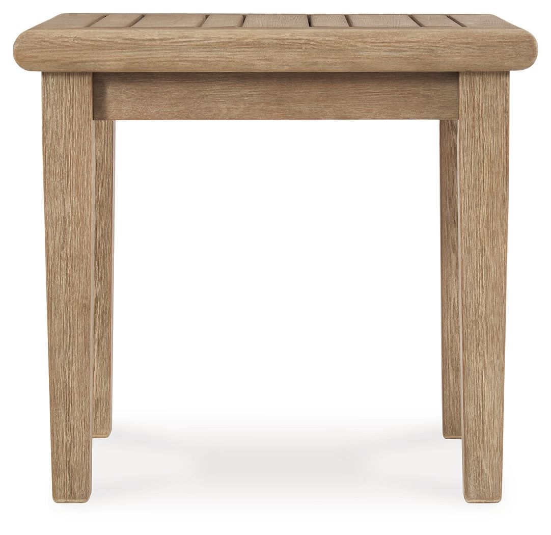Carter Hall - Beige - Square End Table - Hornell Furniture Outlet