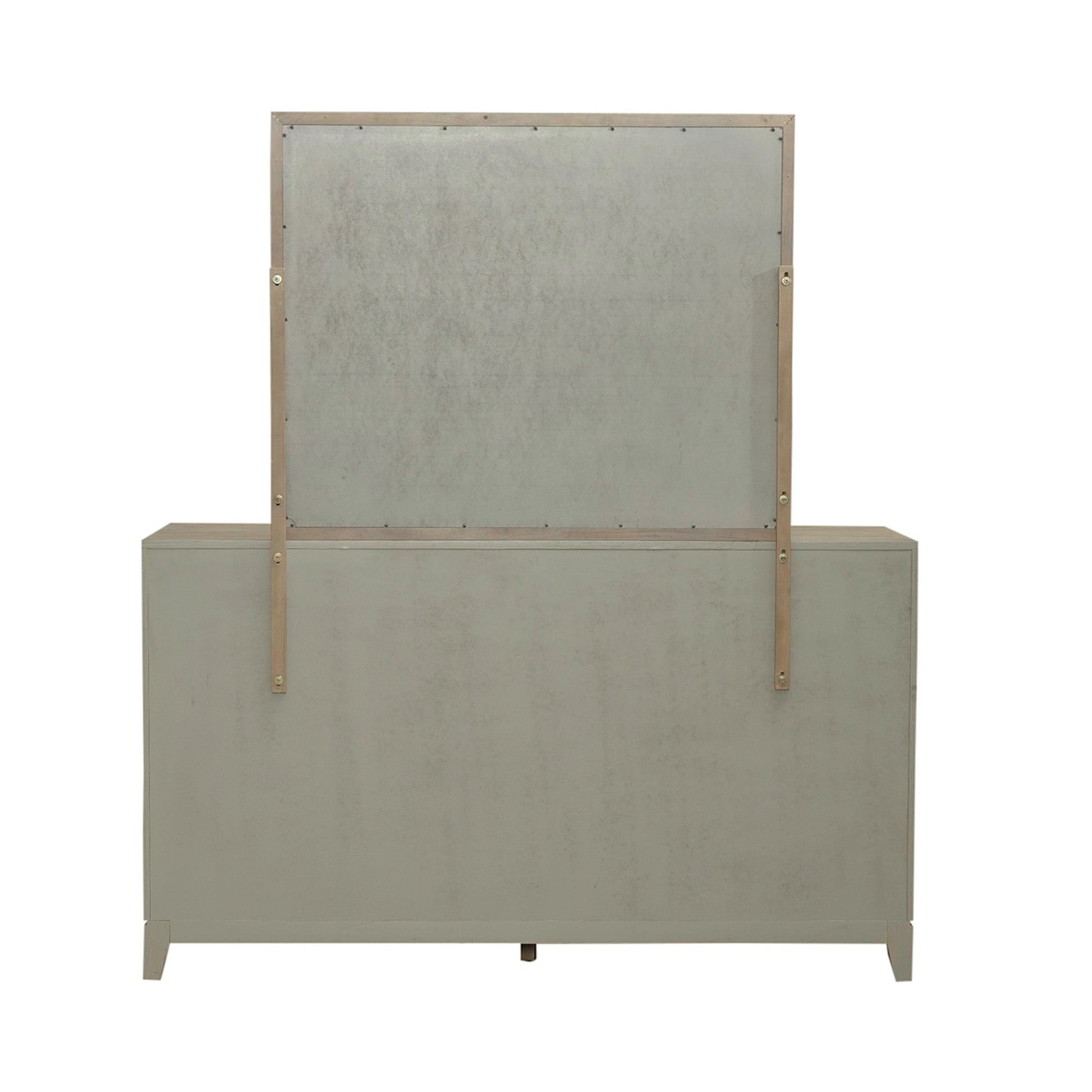Brentwood - Dresser & Mirror - Sandstone - Hornell Furniture Outlet