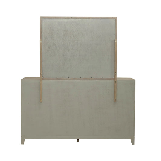 Brentwood - Dresser & Mirror - Sandstone - Hornell Furniture Outlet