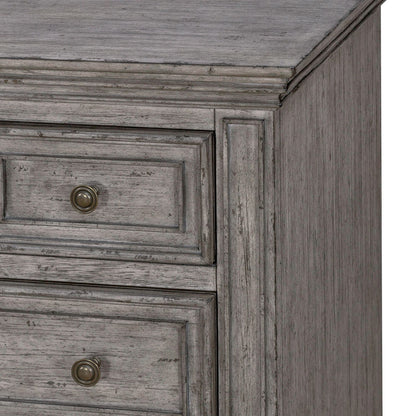 Big Valley - Bedside Chest With Charging Station - Hornell Furniture Outlet