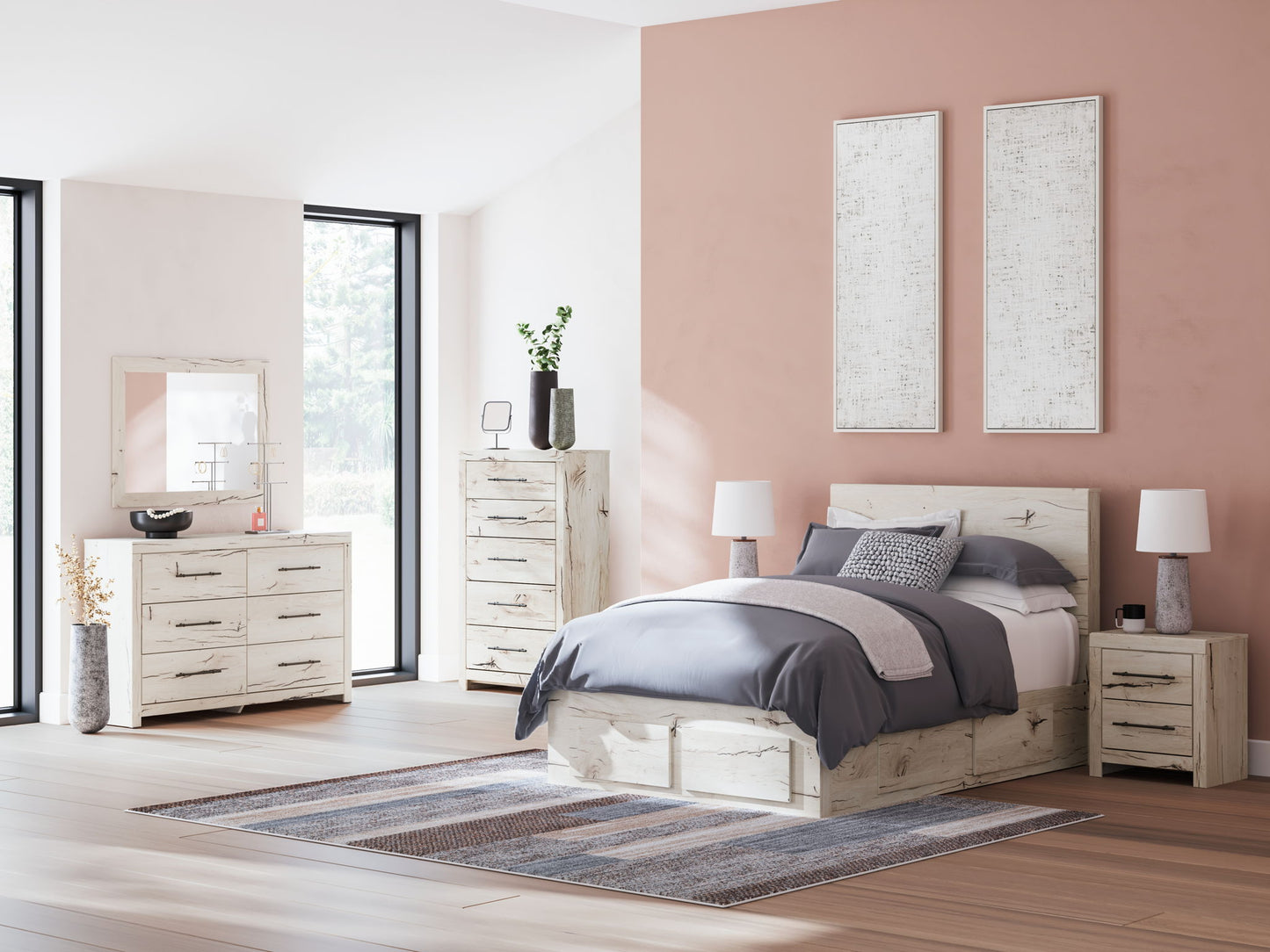 Lawroy - Storage Bedroom Set - Hornell Furniture Outlet