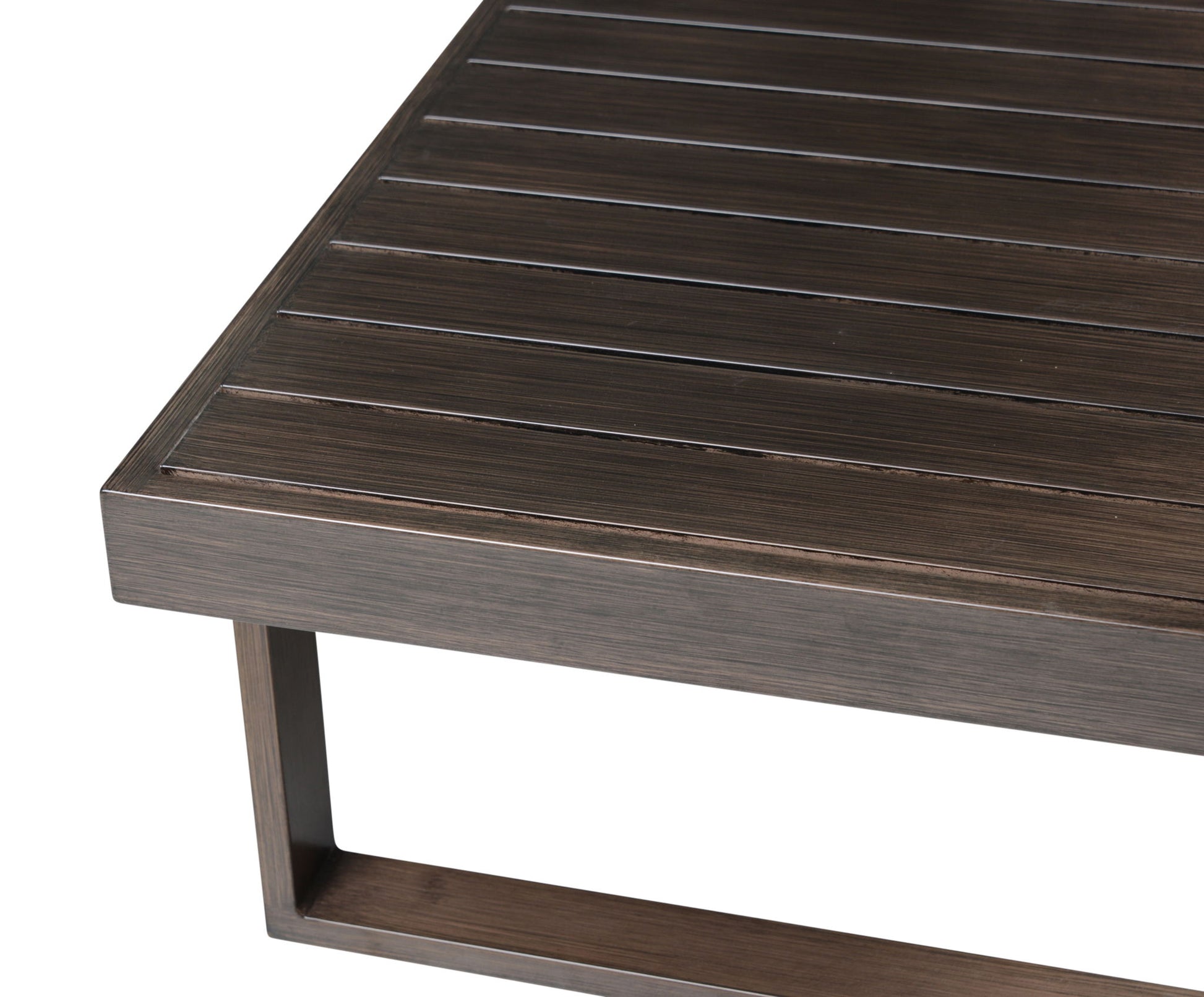 Wyatt - Patio Cocktail Table - Brown - Hornell Furniture Outlet