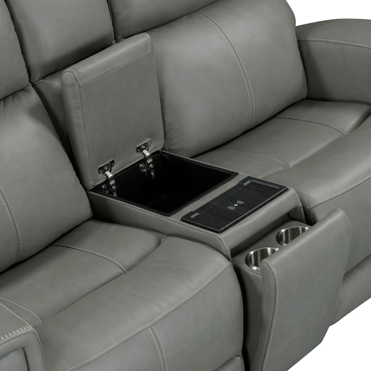 Camden - Loveseat With Console P3 & ZW - Hornell Furniture Outlet