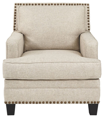 Claredon - Linen - Chair - Hornell Furniture Outlet