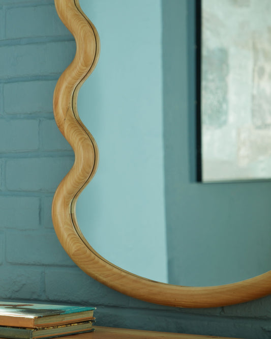 Serendis - Brown - Accent Mirror - Hornell Furniture Outlet