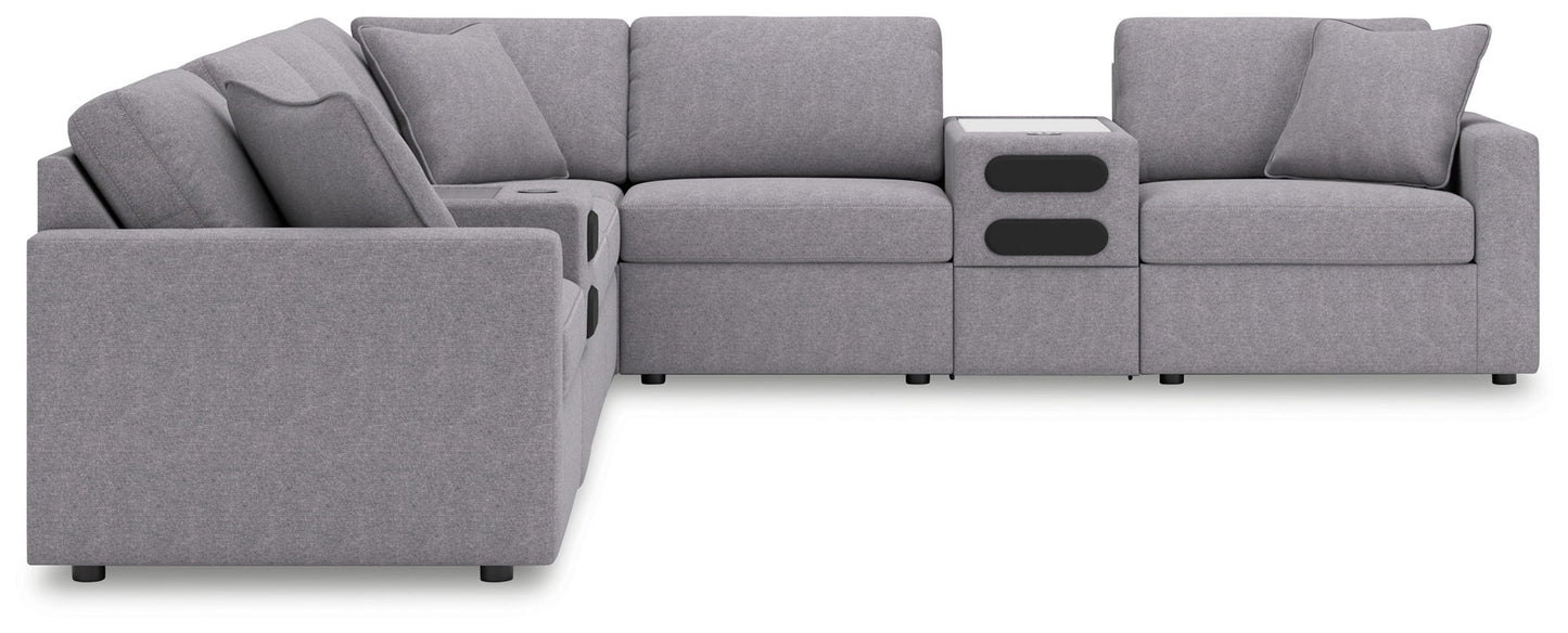 Modmax - Granite - Sectional - Hornell Furniture Outlet