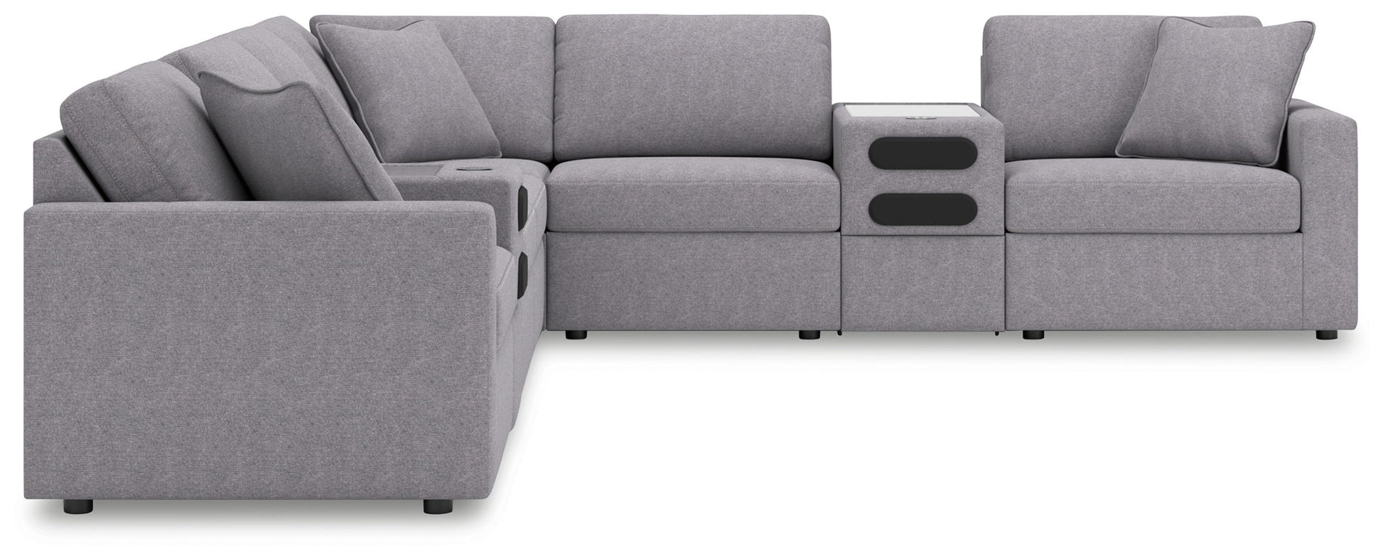 Modmax - Granite - Sectional - Hornell Furniture Outlet