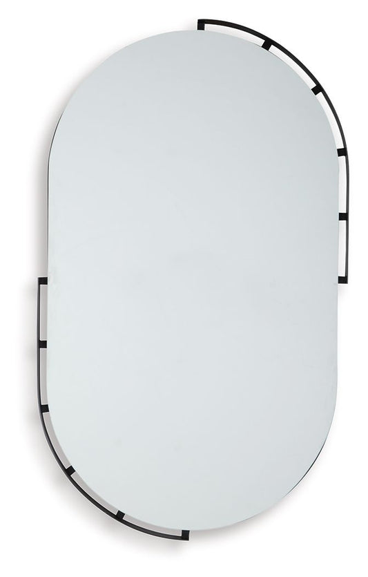 Valkings - Black - Accent Mirror - Hornell Furniture Outlet