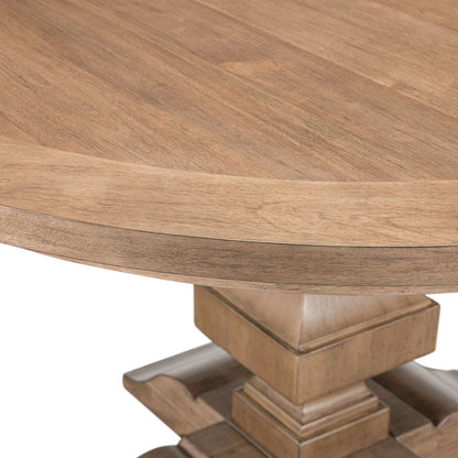 Haven Hills - Pedestal Table Set - Camel Beige - Hornell Furniture Outlet
