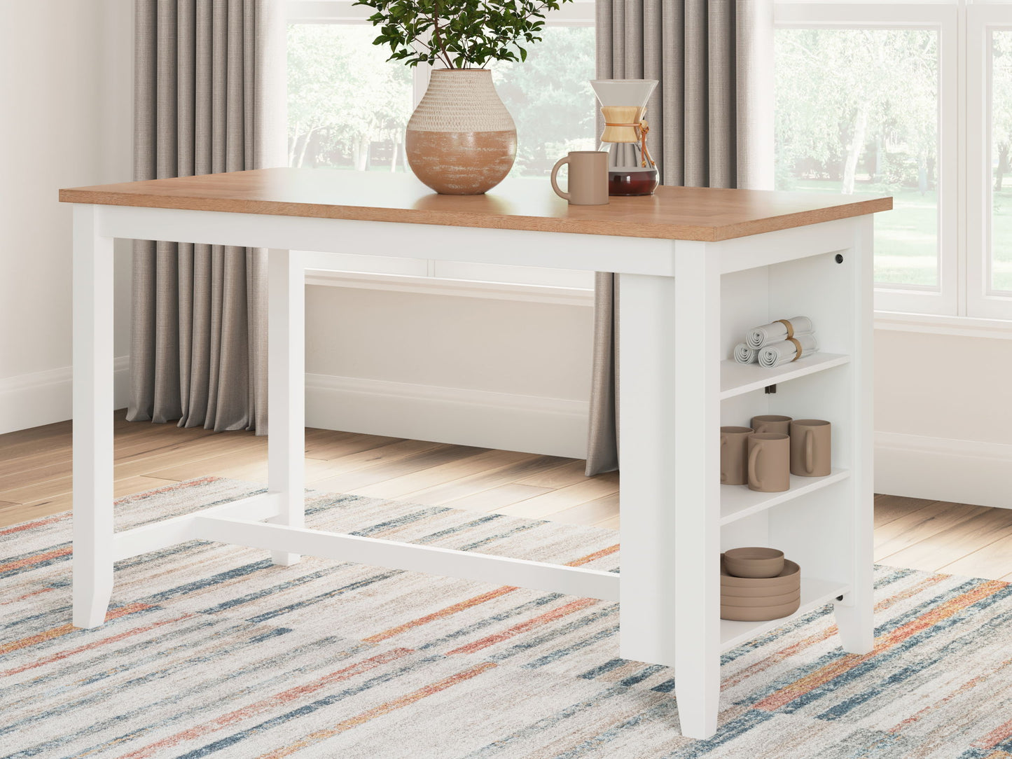 Gesthaven - Rectangular Dining Room Counter Table - Hornell Furniture Outlet