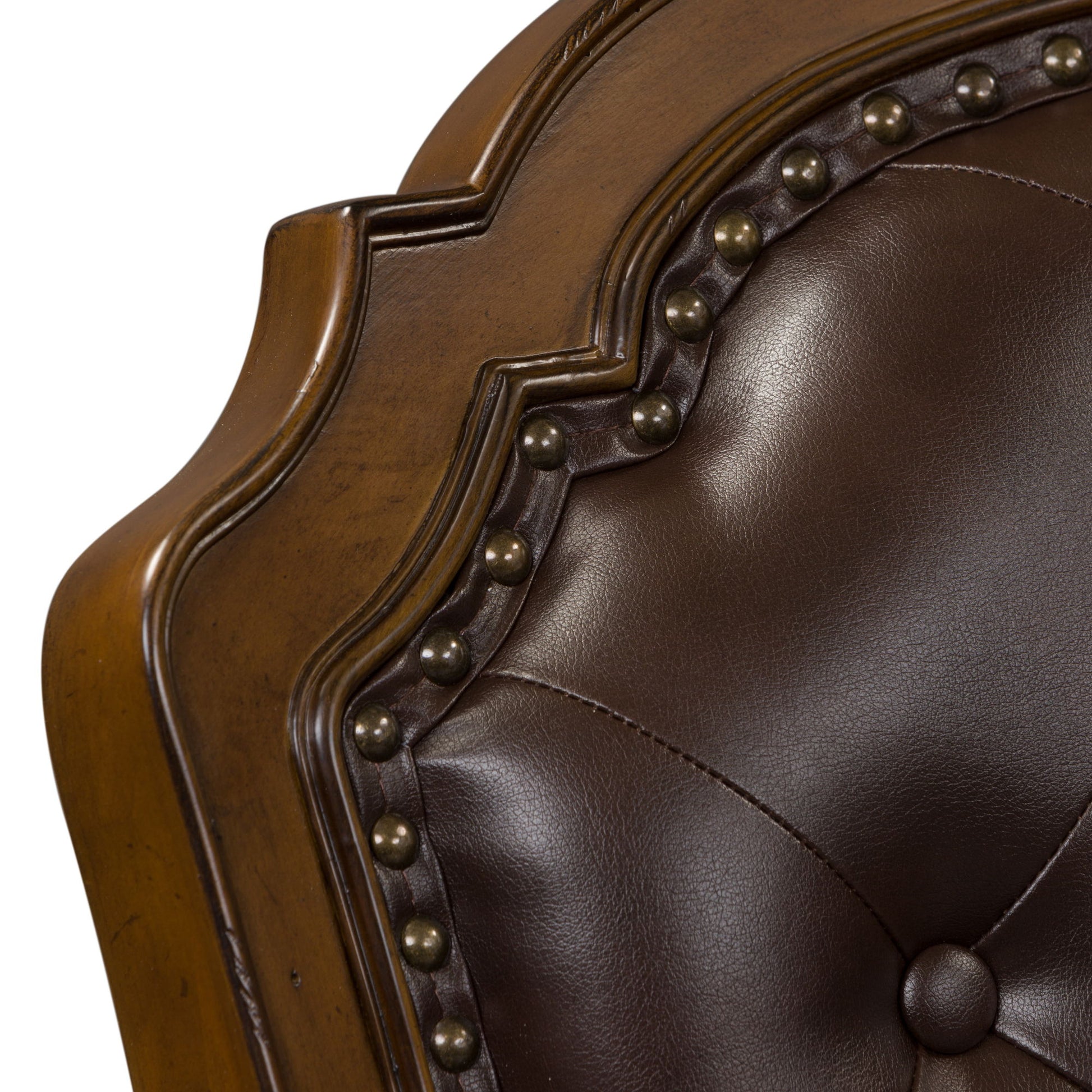 Amelia - Jr Executive Office Chair - Dark Brown - Hornell Furniture Outlet