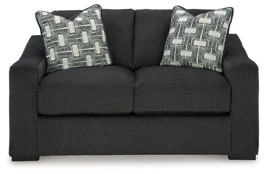 Wryenlynn - Onyx - Loveseat - Hornell Furniture Outlet