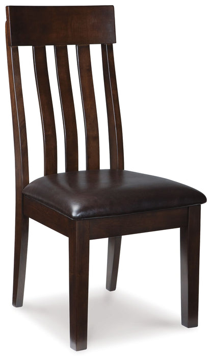 Haddigan - Dining UPH Side Chair (Set of 2) - Dark Brown - Hornell Furniture Outlet