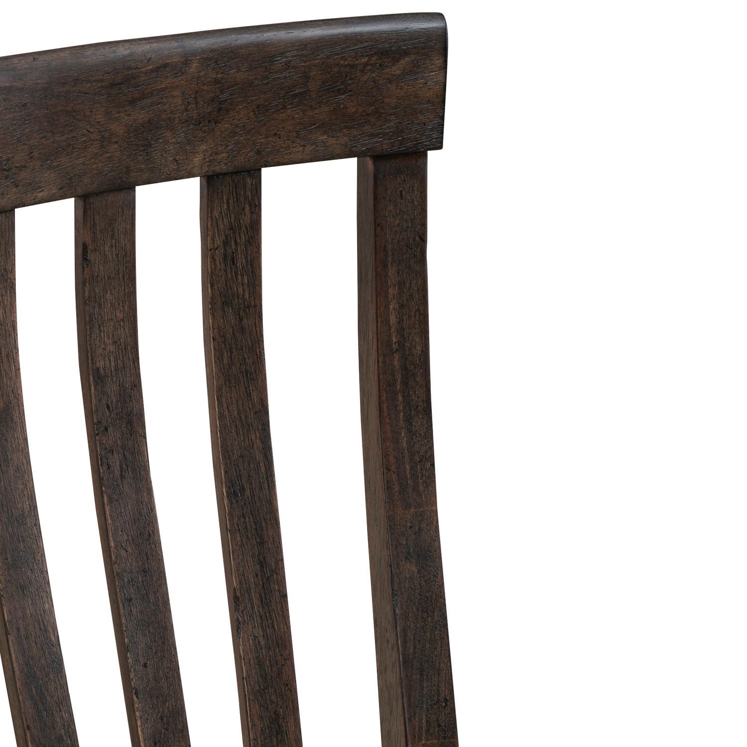 Grant Park - Slat Back Side Chair (RTA) - Brown - Hornell Furniture Outlet