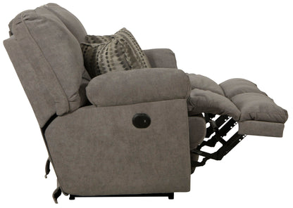 Sadler - Lay Flat Reclining Console Loveseat - Hornell Furniture Outlet