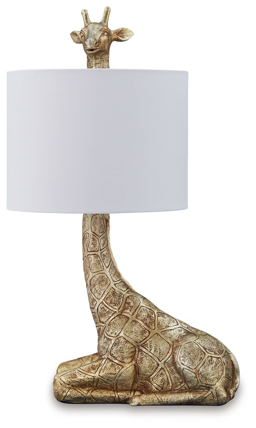 Ferrison - Gold Finish - Poly Table Lamp - Hornell Furniture Outlet