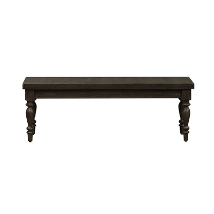 Harvest Home - Backless Bench - Black - Hornell Furniture Outlet
