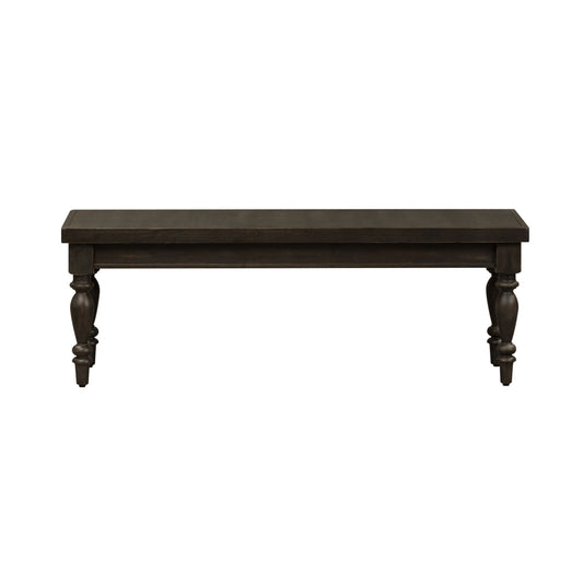 Harvest Home - Backless Bench - Black - Hornell Furniture Outlet