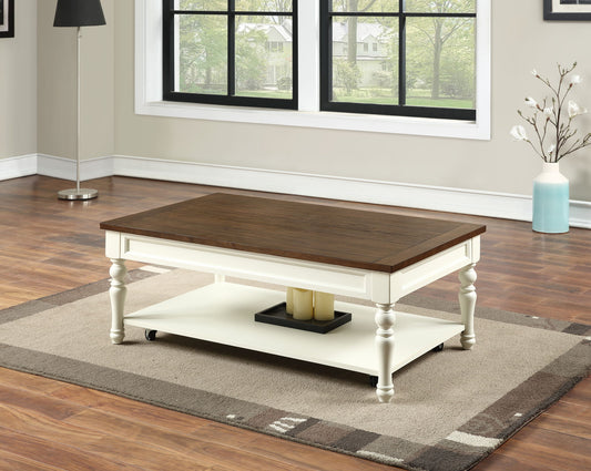 Joanna - 3 Piece Table Set (2 End & Coffee Tables) - White - Hornell Furniture Outlet
