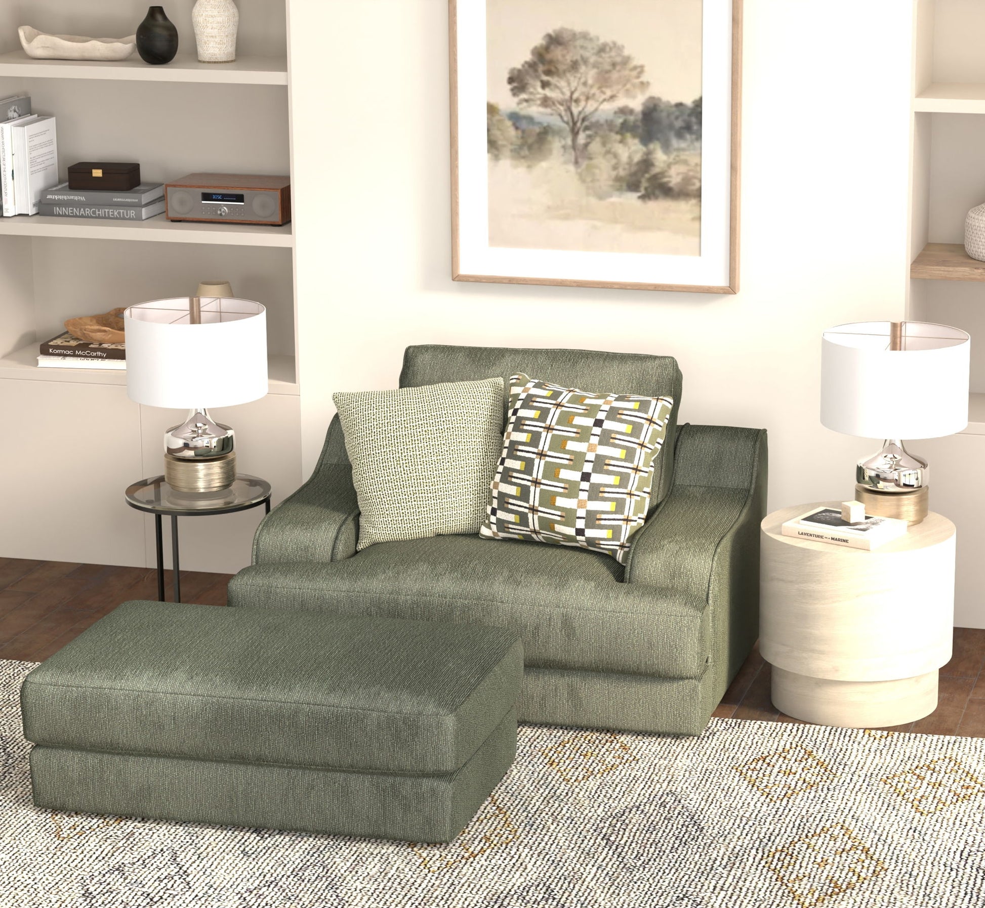 Olympus - Ottoman - Hornell Furniture Outlet