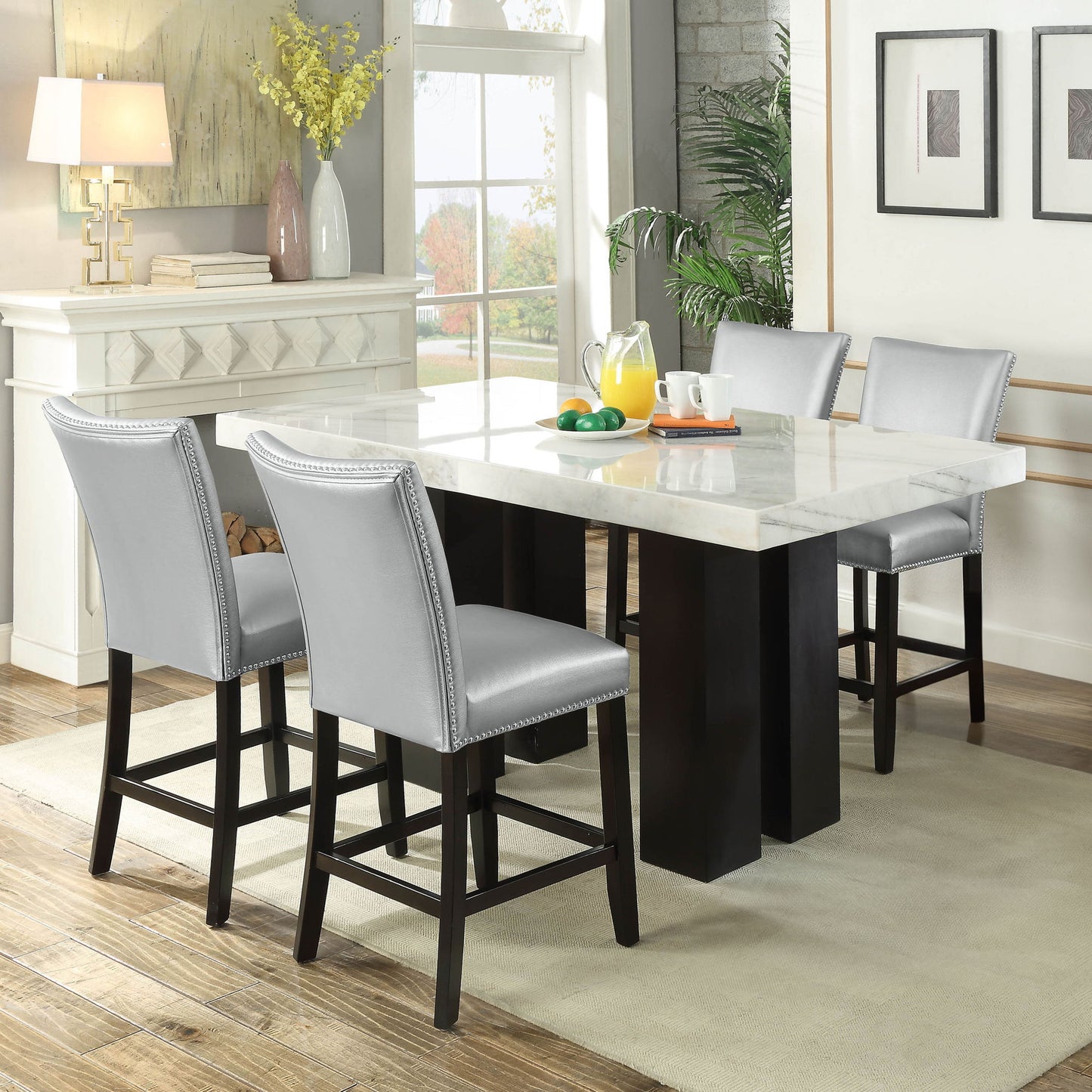 Camila - Rectangular Counter Dining Set - Hornell Furniture Outlet