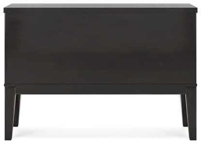 Galliden - Black - Dining Room Server - Hornell Furniture Outlet