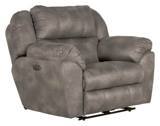 Ferrington - Power Lay Flat Recliner with Power Adjustable Headrest & Lumbar - Hornell Furniture Outlet