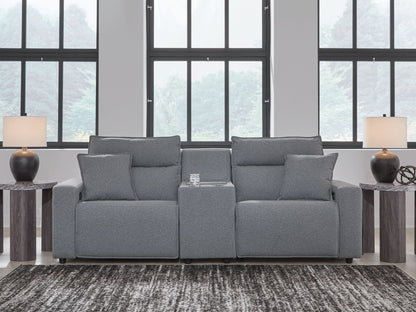 ModMax II - Salt And Pepper - Reclining Sectional - Hornell Furniture Outlet