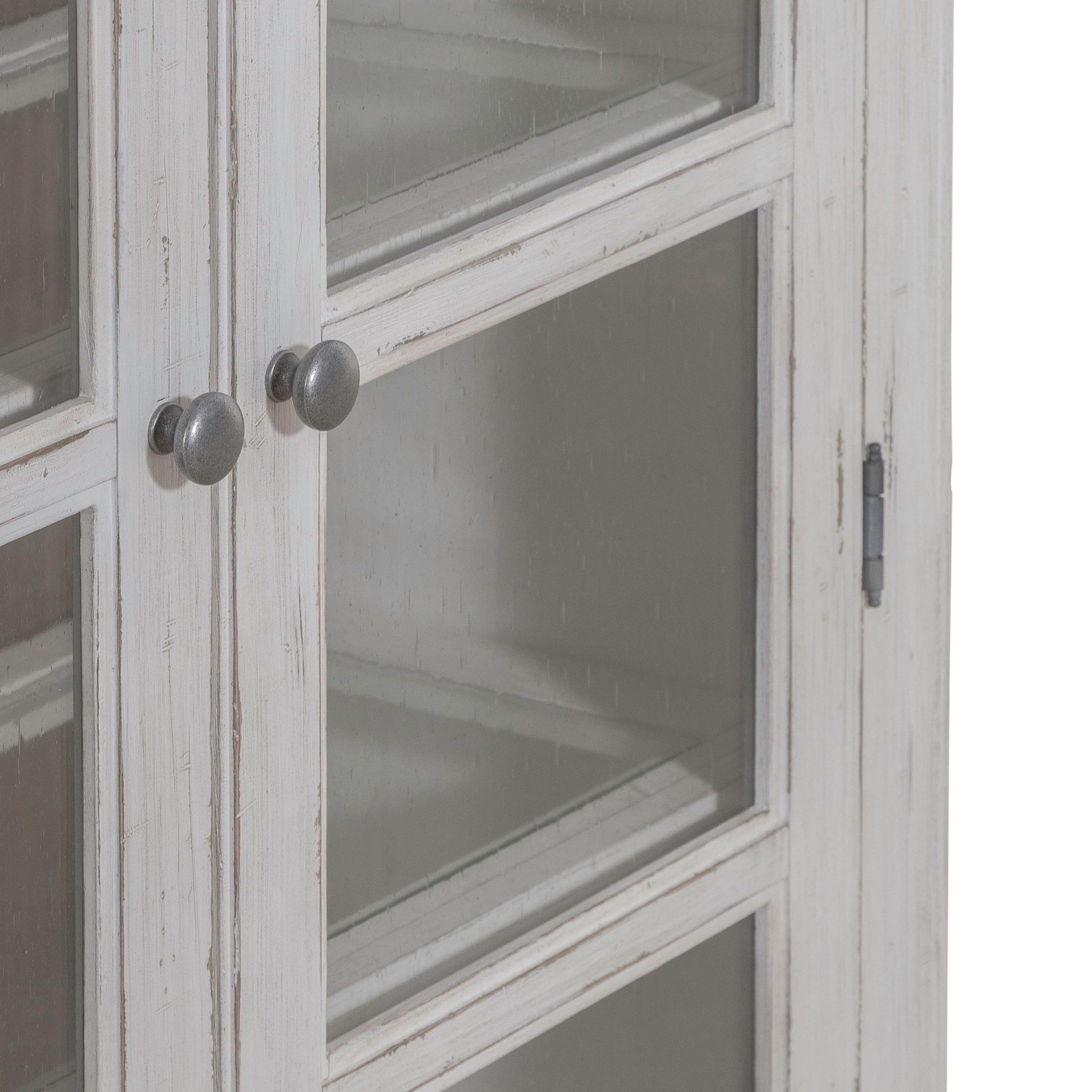 River Place - Curio Hutch - White - Hornell Furniture Outlet