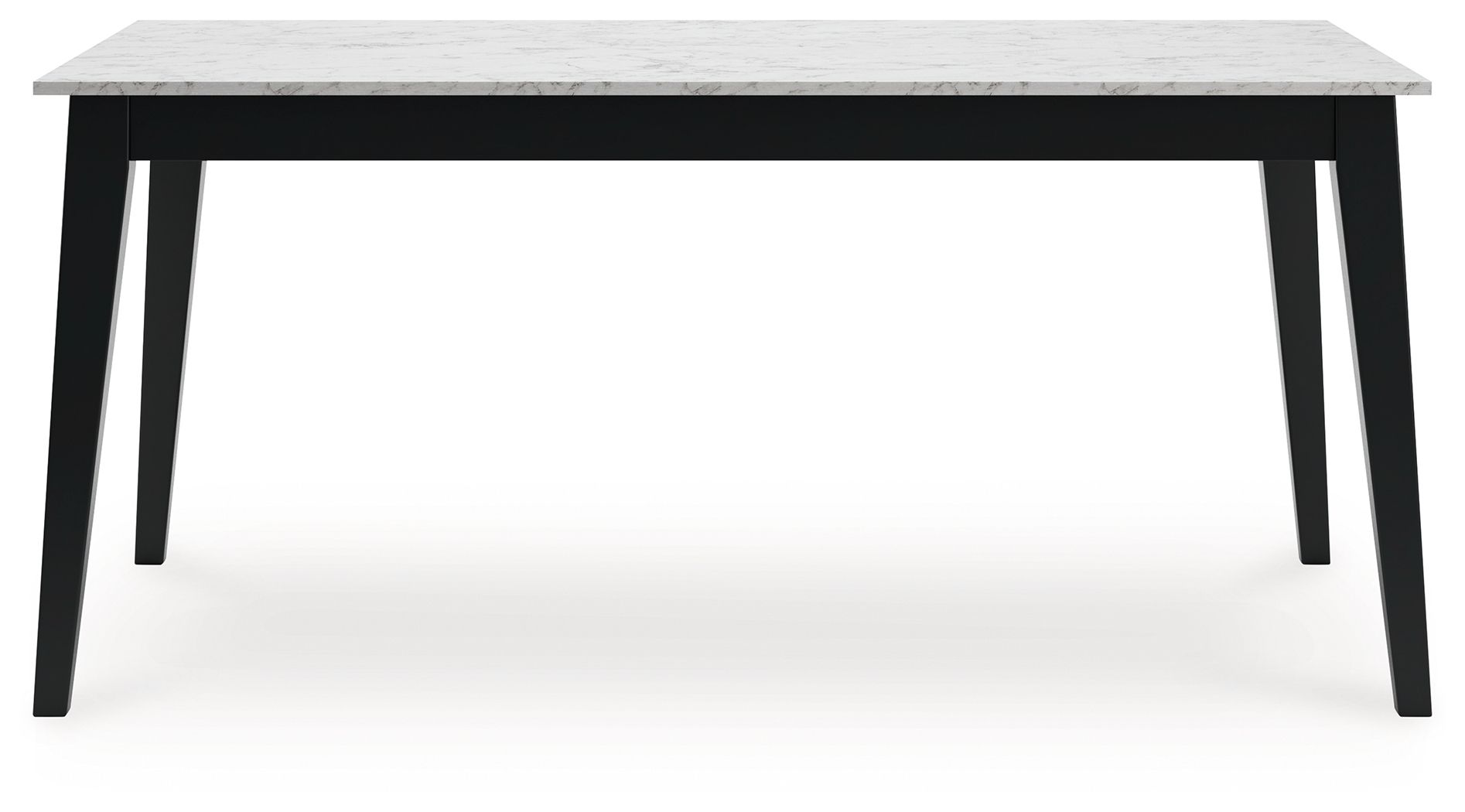 Jettaya - Black / White - Rectangular Dining Room Table - Hornell Furniture Outlet