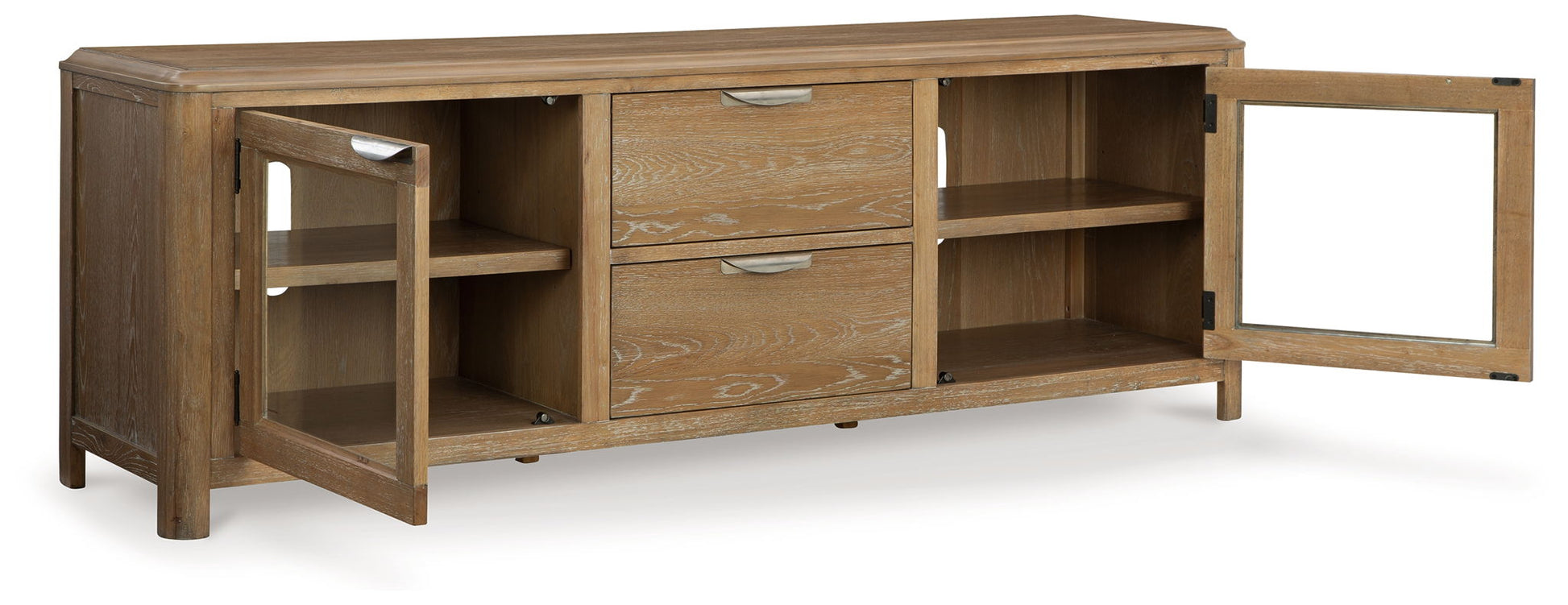 Rencott - Light Brown - Extra Large TV Stand - Hornell Furniture Outlet