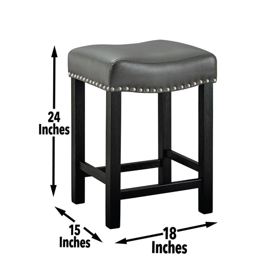 Aspen - 3 Piece Kitchen Island Set - Black - Hornell Furniture Outlet