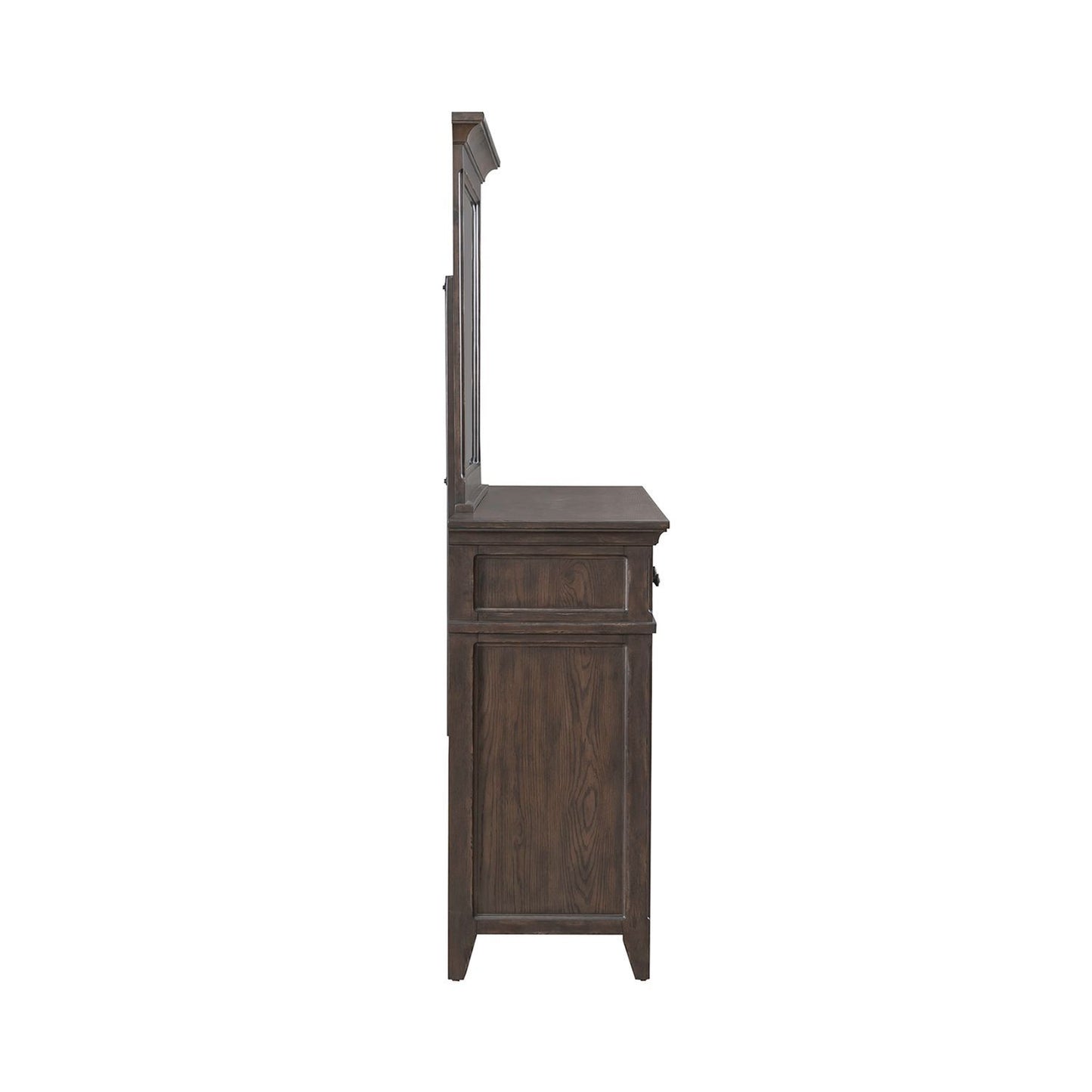 Paradise Valley - Dresser & Mirror - Dark Brown - Hornell Furniture Outlet