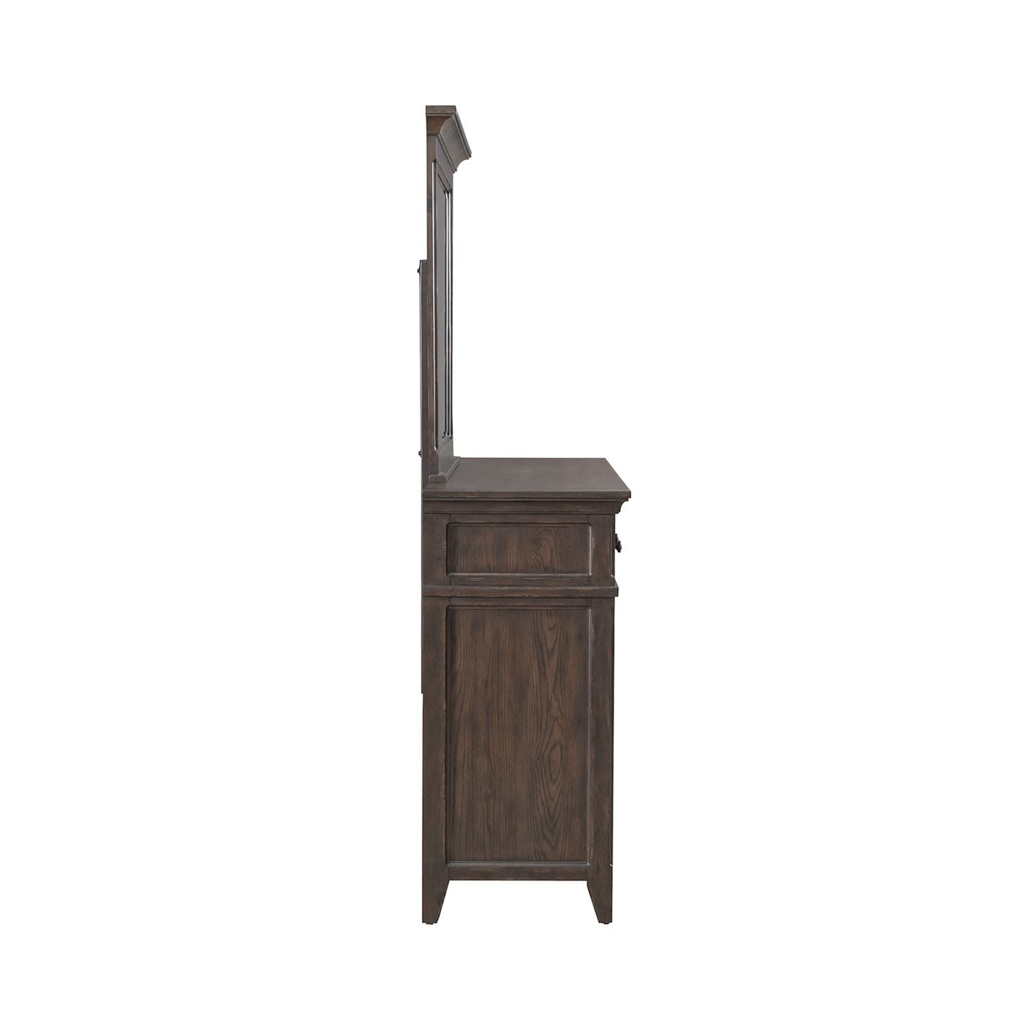 Paradise Valley - Dresser & Mirror - Dark Brown - Hornell Furniture Outlet