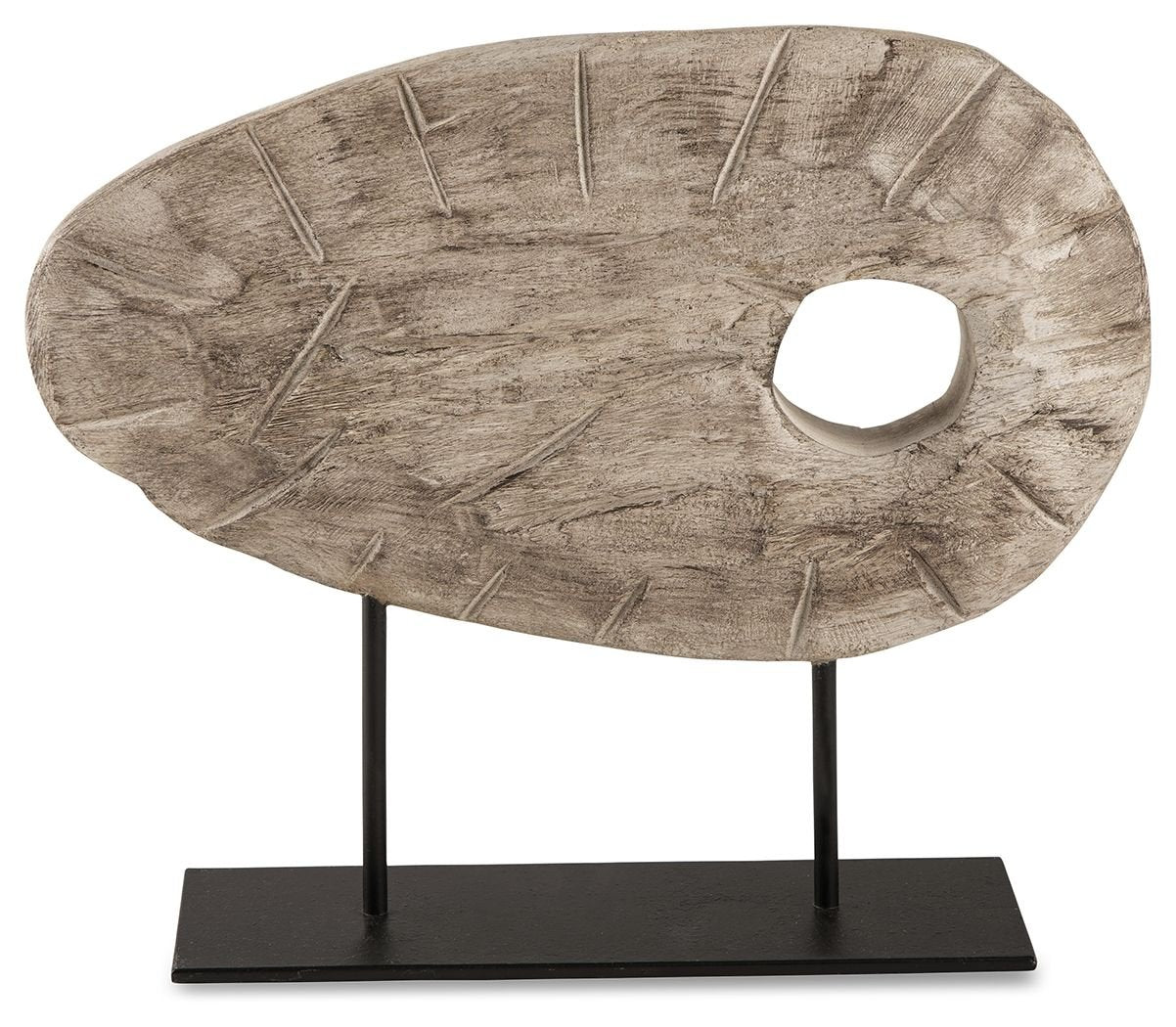 Dashburn - Antique White / Black - Sculpture - Hornell Furniture Outlet