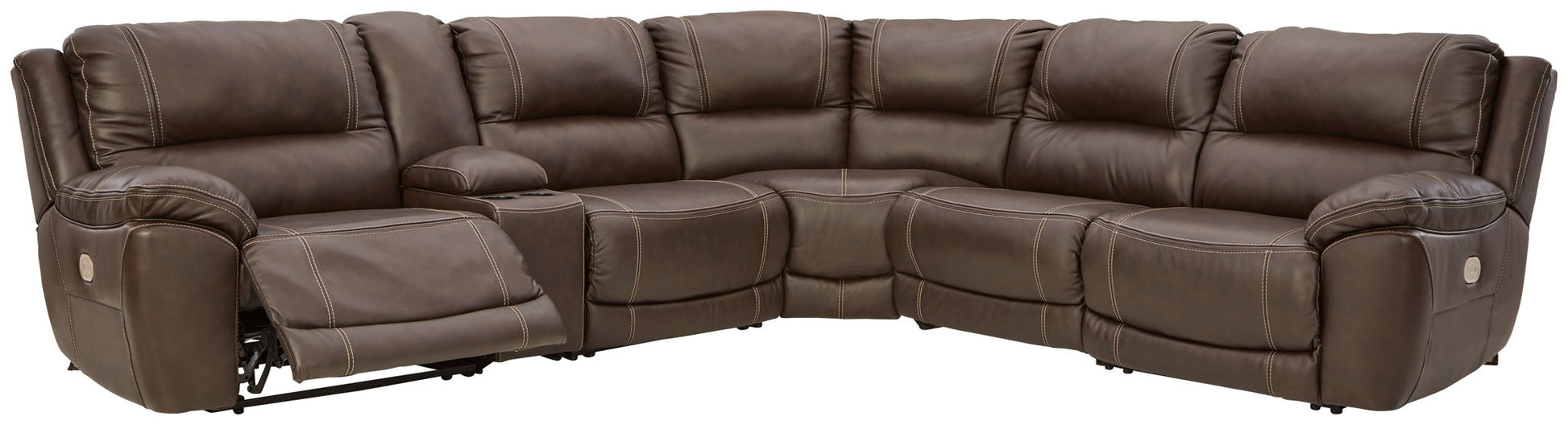 Dunleith - Power Reclining Sectional - Hornell Furniture Outlet