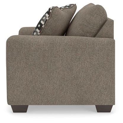 Triston - Peaks - Chair And A Half - Suede - Hornell Furniture Outlet