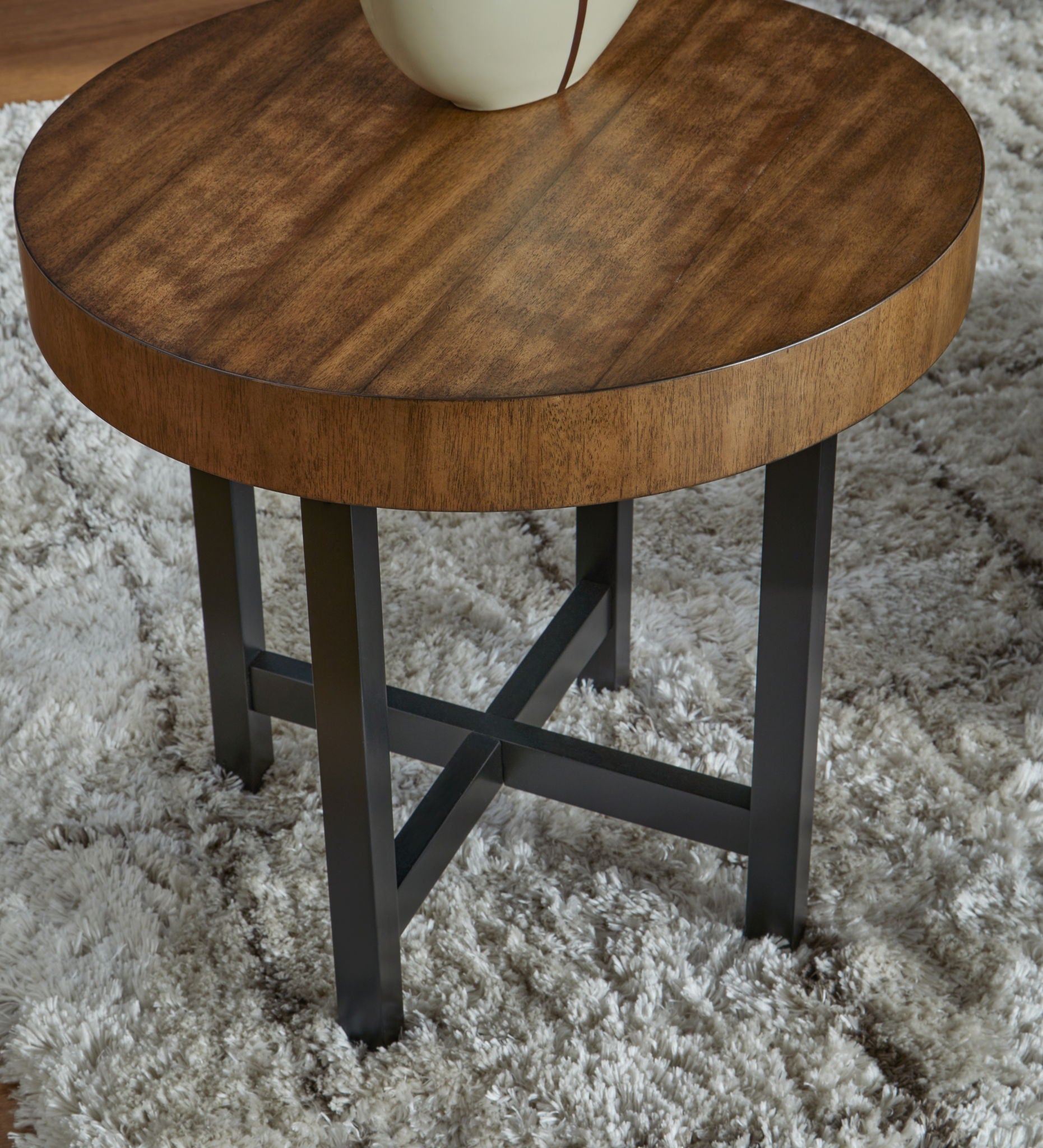 Steenlage - Brown / Black - Occasional Table Set (Set of 2) - Hornell Furniture Outlet