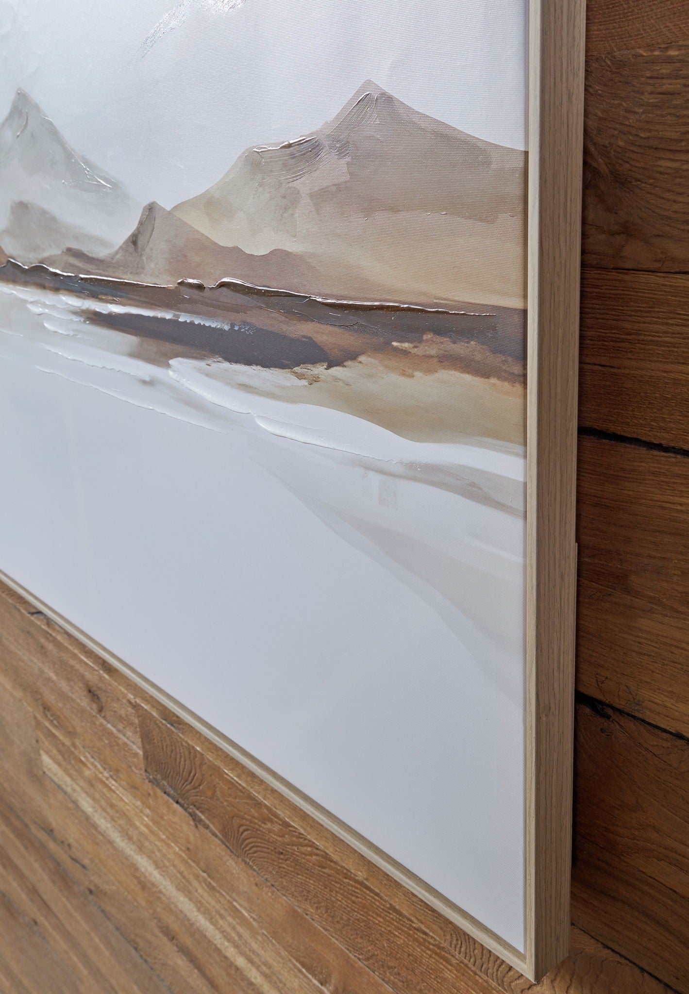 Karalen - White / Gray / Brown - Wall Art - Hornell Furniture Outlet